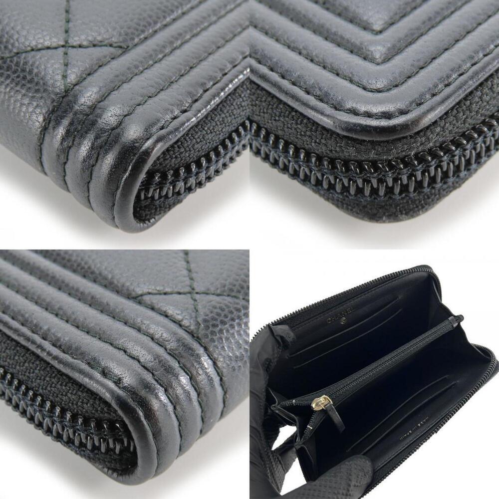 CHANEL Black Caviar Leather Wallet - Picture 8 of 11